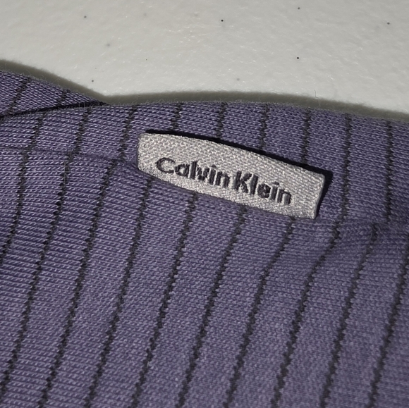 Calvin Klein Men's Purple/Lavender Polo Golf Shirt 100% Cotton XL Preppy Resort - Picture 5 of 7